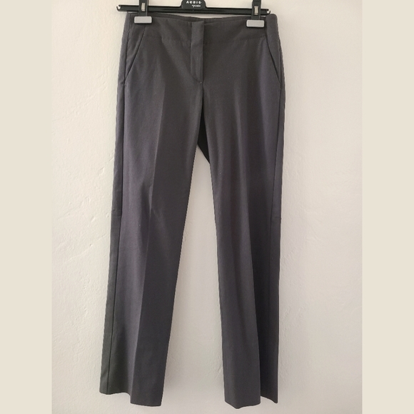 Theory Pants - Theory Gray Pinstripe Trousers